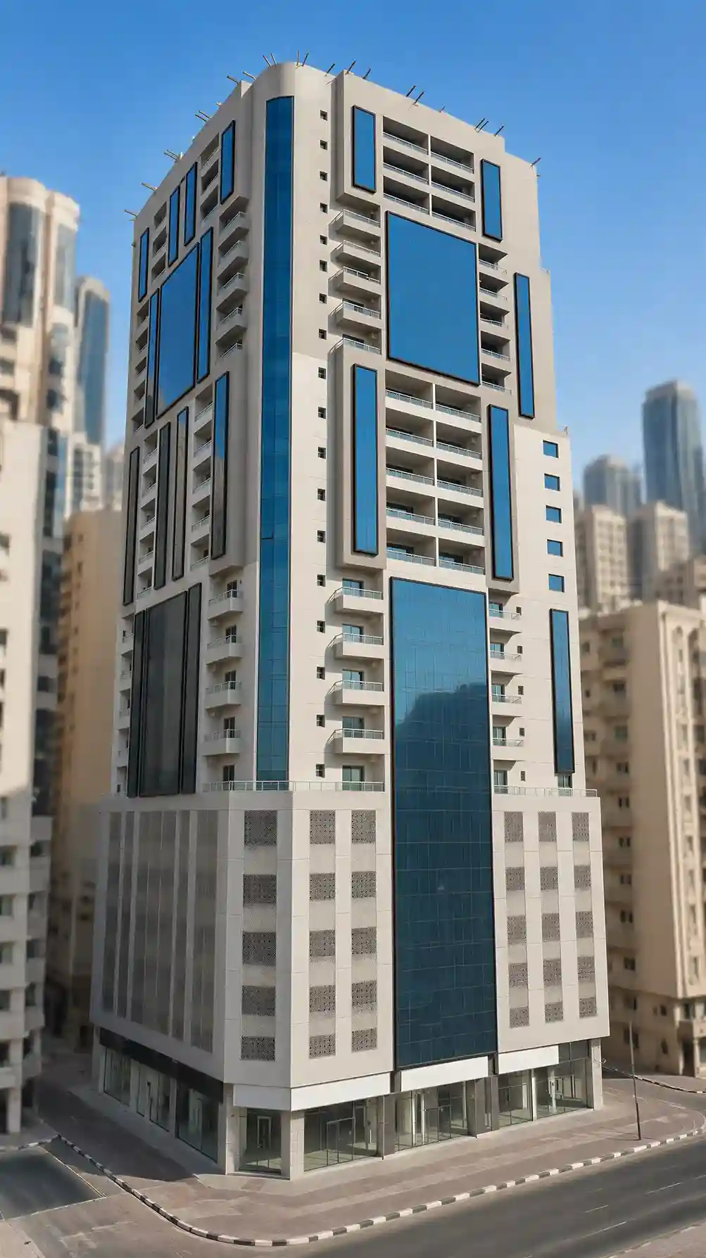 Bu Khamsin 2 project design and facilities in Sharjah - FARE.